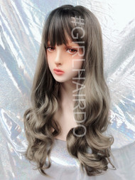 G8195 Silver skin wig