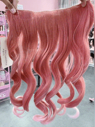 PINK HAIR EXTENSIONS