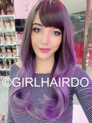 Long Purple wig