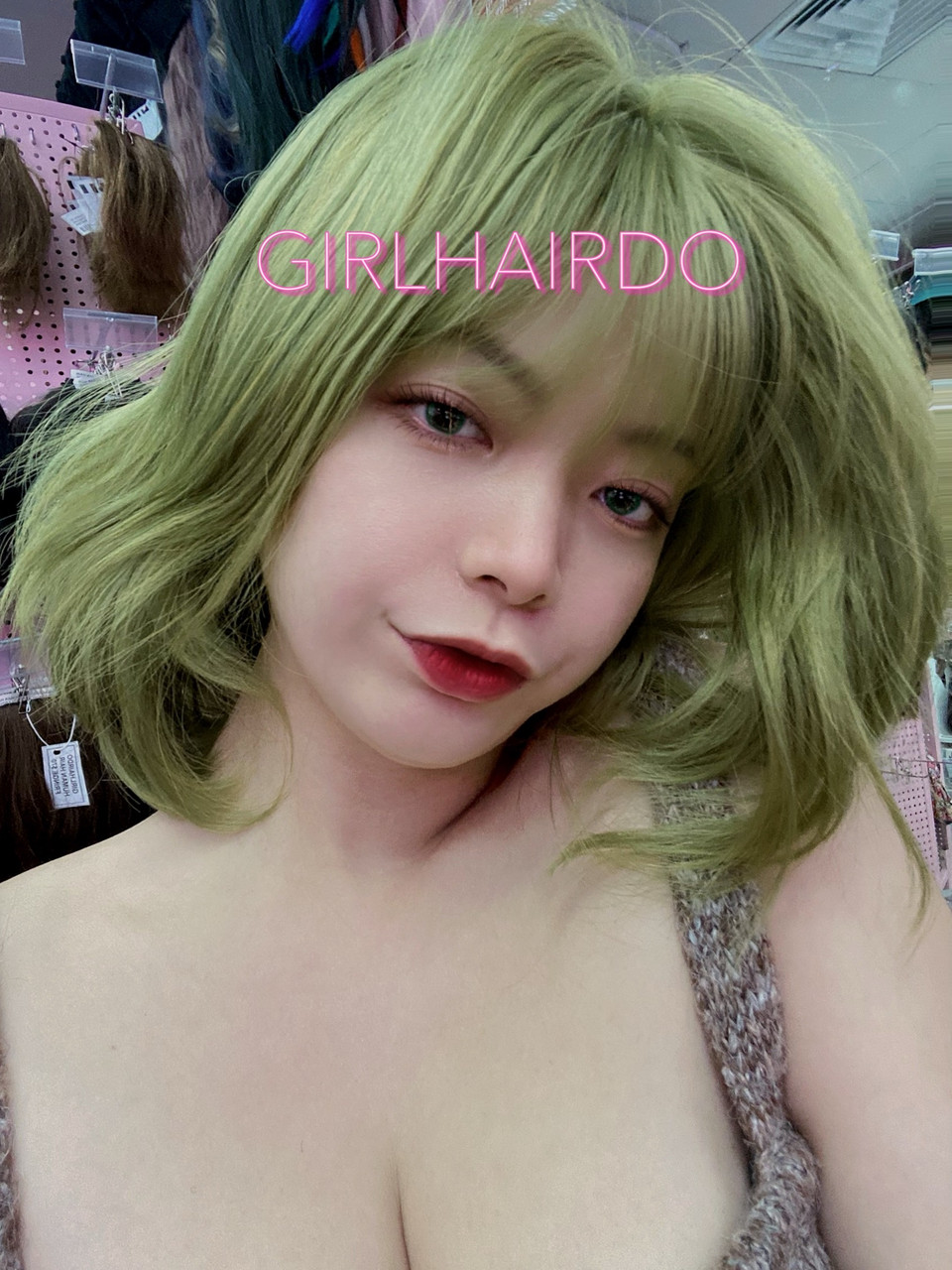 Green 2025 wig singapore