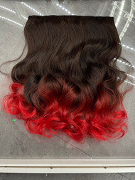 Hair extensions reddish