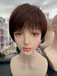 Daily use Short wig Choco brown