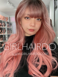 Lisa pink wig