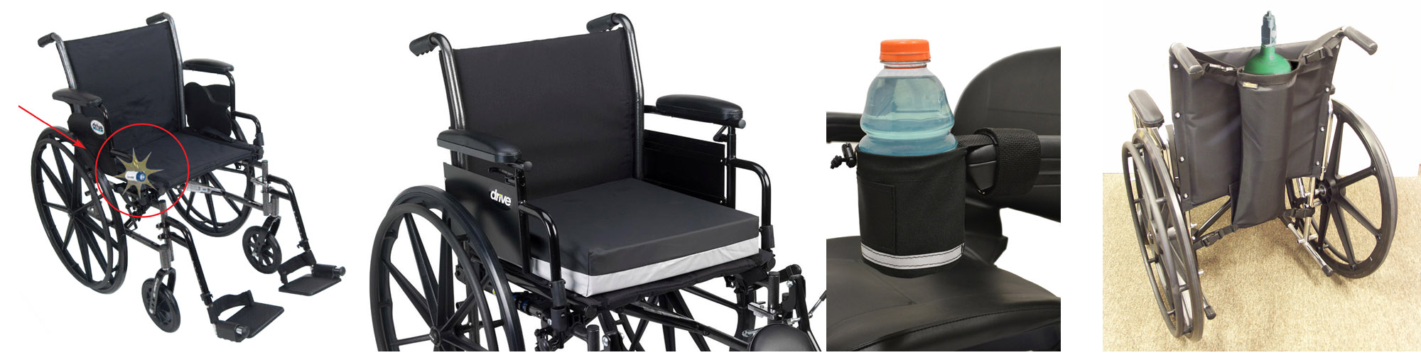 What are some of the accessories which can be helpful for wheelchair