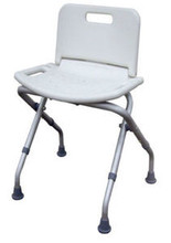 Folding Bath Seat Bench With Back Rest Good Life Medical Systems