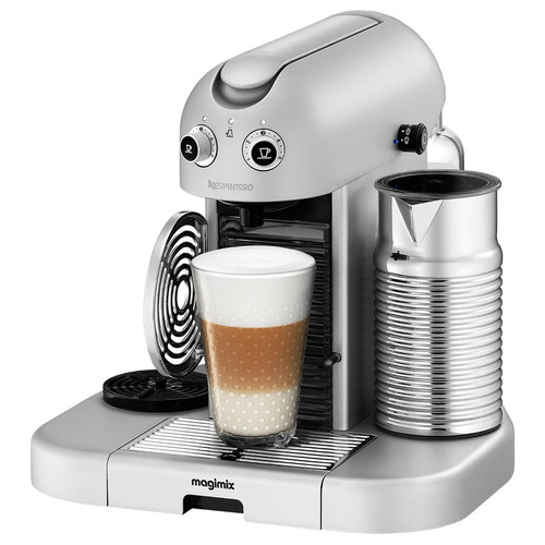 Magimix Nespresso Gran Maestria Coffee Machine in Silver | Juicers.ie
