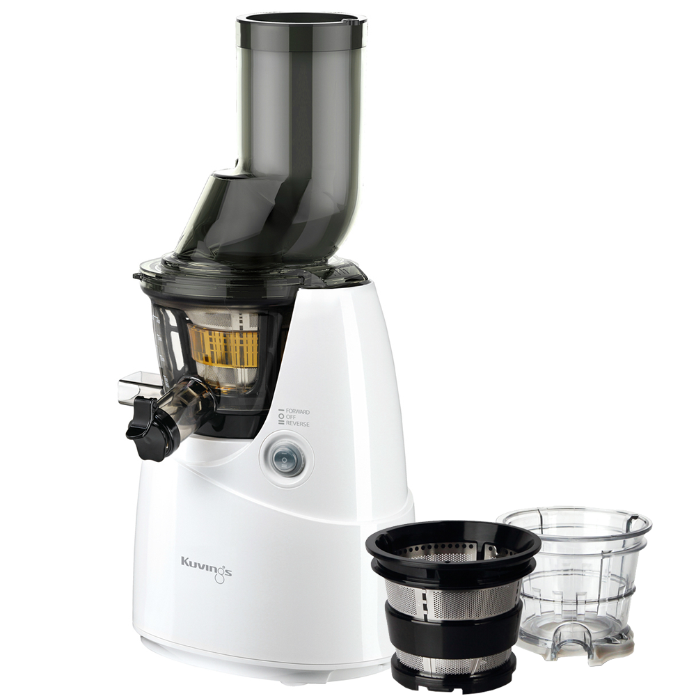 Kuvings B6000W Whole Fruit Juicer in White Plus Accessory Pack Juicers.ie