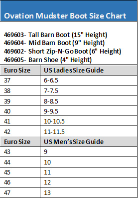 Ovation Womens Mudster Tall Barn Boot 469603