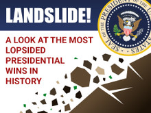 LANDSLIDE!  A Look at the Most Lopsided Presidential Wins in History - (Audio CD)