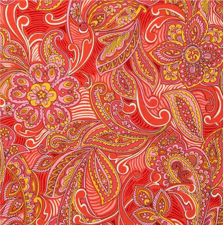 Robert Kaufman lawn print fabric, 8" swatch shown