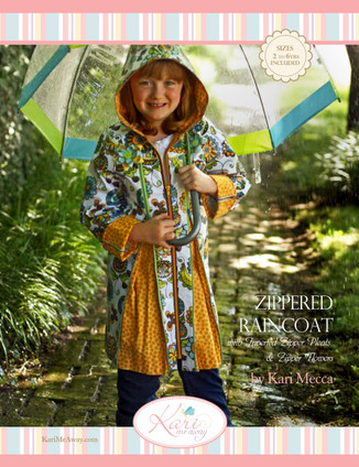 Zippered Raincoat Pattern by Kari Me Away