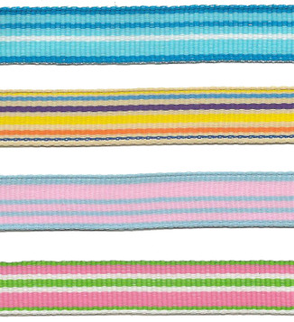 1/2" Grosgrain Ribbon with Variegated Stripes from Kari Me Away