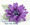 Violet and Lavender Pointed petal daisy from Whimsy Flowers and Trims book