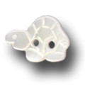 Turtle shaped Mother of Pearl Shell button.