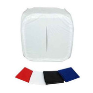Fotolux 80x80x80 cm Portable Light Tent + 4 colour Backdrops Red White Black Blue