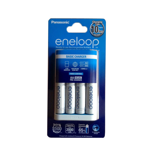 Panasonic Eneloop Basic Battery Charger Kit Aa Aaa