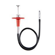 JJC Spring Cable Release (Threaded, 40cm, Red)