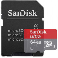 SanDisk Ultra 533x 64GB microSDXC UHS-I Memory Card with Adapter