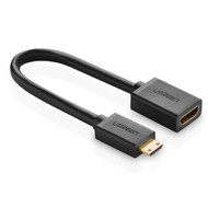 UGREEN Male Mini HDMI to Female HDMI Adapter Cable 22cm