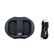 JJC UCH-LPE6 Dual USB Battery Charger for Canon LP-E6 LP-E6N
