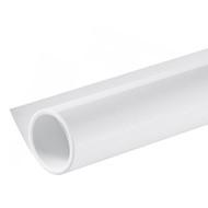 Fotolux 60 x 130 cm White Gloss PVC Photographic Background Sheet (High Key)