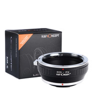K&F Concept Canon EOS EF Lenses to Fuji X Camera Mount Adapter KF06.061