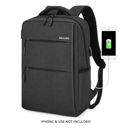 Balang BLB1735 Smart Multi Backpack with USB charging interface (Black ...