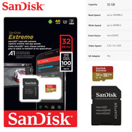 SanDisk Extreme 667X 32GB 100MB/s Micro SD UHS-I Card with SD Card Adapter (A1)
