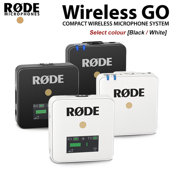 Rode Wireless GO Compact Wireless Microphone [Black / White]