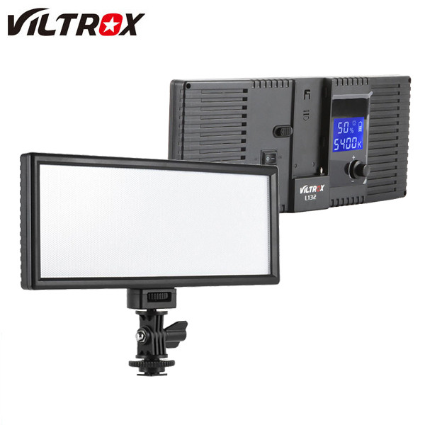 Viltrox L132T 16.2W Video LED Light with LCD Display (3300K-5600K)