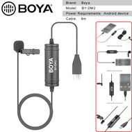 BOYA BY-DM2 USB Type-C Omnidirectional Lavalier Microphone for Android Devices (6m)