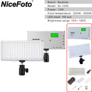 Nicefoto SL-120A 12W Pocket Video LED Light with LCD Display (3200K-6500K)