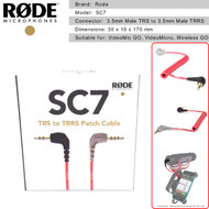 Rode SC7 3.5mm TRS to TRRS Patch Cable for VideoMic GO , VideoMicro , Wireless GO