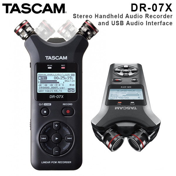 Tascam DR-60DmkII DSLR Audio Recorder with 32GB SD Card and Studio Headphones 