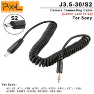 Pixel J3.5-30/S2 Camera Connecting Cable 3.5mm Jack to S2 for Sony A9 , A7II , A7RII , A7SII (30cm)