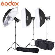 Godox 1x QT400II + 2x QT600II  Studio Flash Lighting Kit (400Ws & 600Ws)