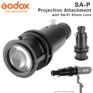 Godox SA-P Projection Attachment with SA-01 85mm Lens for S30 Focusing LED Light 