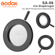 Godox SA-06 Iris Diaphragm for SA-P Projection Attachment (S30 Focusing LED Light ,Slot)
