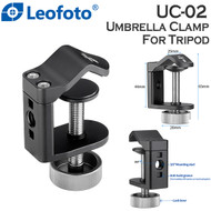 Leofoto UC-02 Umbrella Clamp for Tripod (Anti-twist groove , Lock Lever)