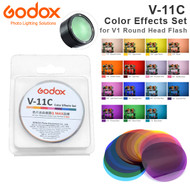 Godox V-11C Color Effects Set for V1 , H200R Round Head Flash (15pcs Color Filters) 
