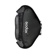  Godox S2 Speedlite Bracket + 60 x 60cm Quick Set Up Softbox with GRID (Bowens Mount , V1 Round Head / Rectangular Speedlite)