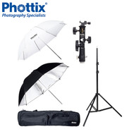 Phottix Dual Umbrella Strobist Kit *CLEARANCE SALE*