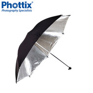 Phottix 33"(84cm) Reflective Studio Umbrella (Black & Silver)  *CLEARANCE SALE*