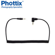 Phottix  C6 Connecting Coiled Extra Cable 2.5mm for E3 Canon / Pentax # 17340 *CLEARANCE SALE*