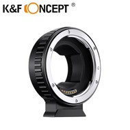 K&F Concept KF06.433 Auto Focus Lens Adapter for Canon EOS EF Lenses to Sony E Mount Camera (EOS-E)