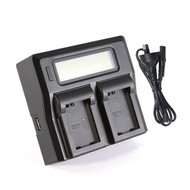 Fotolux LCD Dual Battery Charger for Sony NP-FW50