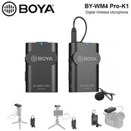 BOYA BY-WM4 Pro-K1 Digital Wireless Lavalier / Lapel Microphone for Smartphone , DSLR (2.4 GHz ,Up to 60m)