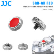 JJC SRB-GR RED Deluxe Soft Release Button (Red & Silver)