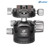 Leofoto LH-40R+NP-60 Low Profile Ball Head with Screw-knob clamp (Max Load 20kg , Height 90mm , 360° Panorama)
