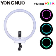 Yongnuo YN608 RGB LED Ring Light (3200K - 5500K)